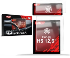 GrizzGlass Matinė plėvelė CarDisplay Protection, skirta Hongqi H5 12,6'' (2025-2026) [2w1] (GRZ21676)