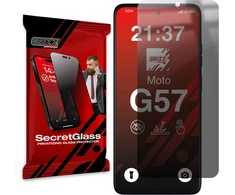 GrizzGlass Matinis privatumą užtikrinantis stiklas GrizzGlass SecretGlass, skirtas Motorola Moto G57
