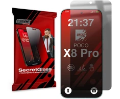 GrizzGlass Matinis privatumo stiklas GrizzGlass SecretGlass, skirtas Xiaomi POCO X8 Pro