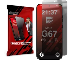 GrizzGlass Matinis privatumo stiklas GrizzGlass SecretGlass, skirtas Motorola Moto G67