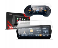 GrizzGlass navigacijos dėklas matinė plėvelė CarDisplay Protection, skirtas MG ZS 12,3'' (2024-2026) [2w1] (GRZ12453)