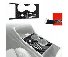 GrizzGlass Plėvelė vidaus apdailai PianoSkin Carbon Matte, skirta Volvo XC40 (2021-2026) (GRZ19901)