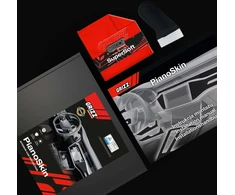 GrizzGlass Plėvelė vidaus apdailai PianoSkin Juodas Glossy, skirta Skoda Octavia 4 10'' Facelift (2024-2026) [11w1] (GRZ19719)