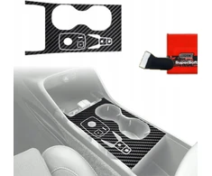GrizzGlass Plėvelė vidaus apdailai PianoSkin Carbon Glossy, skirta Volvo XC40 (2021-2026) (GRZ19854)