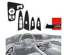 GrizzGlass Plėvelė vidaus apdailai PianoSkin Carbon Matte, skirta Kia Sportage 5 Šildomos sėdynės (2021-2024) [9w1] (GRZ19896)