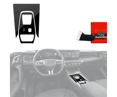 GrizzGlass Plėvelė vidaus apdailai PianoSkin Juodas Glossy, skirta MG HS Hybrid (2024-2026) [2w1] (GRZ22437)