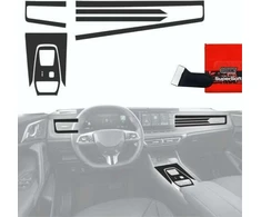 GrizzGlass Plėvelė vidaus apdailai PianoSkin Juodas Matte, skirta MG HS Hybrid (2024-2026) [6w1] (GRZ22342)