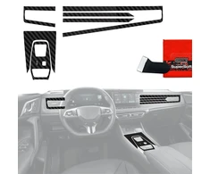 GrizzGlass Plėvelė vidaus apdailai PianoSkin Carbon Matte skirtas MG HS Hybrid (2024-2026) [6w1] (GRZ22639)