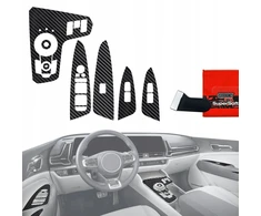 GrizzGlass Plėvelė vidui PianoSkin Carbon Glossy, skirta Kia Sportage 5 Šildomos sėdynės (2021-2024) [9w1] (GRZ19880)