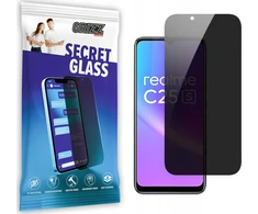 „GrizzGlass“ privatumo stiklas, „GrizzGlass SecretGlass“, „Realme C25s“.