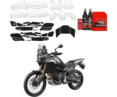 GrizzGlass apsauginių plėvelių rinkinys BodyShield ir HeavyDuty Juodas skirtas CFMOTO 450MT (2024-2026) [42w1] (GRZ22633)