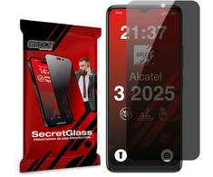 „GrizzGlass SecretGlass“ matinis privatumo stiklas, skirtas „Alcatel 3“ (2025)