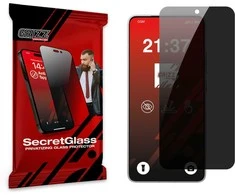 „GrizzGlass SecretGlass“ matinis privatumo stiklas, skirtas „Xiaomi Poco F7 Pro“