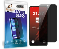 „GrizzGlass SecretGlass“ privatumo stiklas, skirtas „Motorola Moto G Power 2025“.