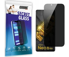 „GrizzGlass“ privatumo stiklas, „GrizzGlass SecretGlass“ „Vivo IQOO Neo 6“
