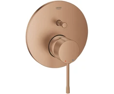 Grohe ESSENCE vienos svirties vonios maišytuvas su dviem vandens išleidimo angomis | Šlifuotas šiltas saulėlydis