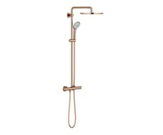 Grohe dušo komplektas Euphoria termostatinis dušo maišytuvas + 310 mm lietaus dušas Šiltas saulėlydis - 26075DA0