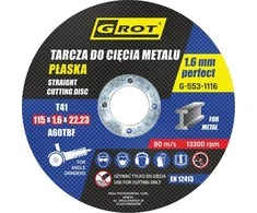 Grot Skydo butas T1a 115x1.6x22 Kopijuoti 10 vienetų