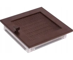 Grotelės židiniui HEARTH, vario spalvos, 170 x 170 mm