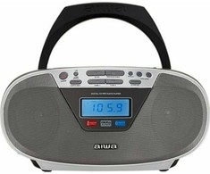 Aiwa BBTU-400SL portable stereo system Analog &amp; digital 6 W FM Sidabrinis MP3 playback