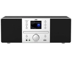 JVC RD-E874B Tower Bluetooth 20 W Juodas, Sidabrinis
