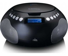 Lenco SCD-33 Boombox CD/BT/Radijas juodas