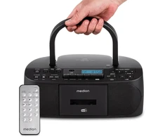 Grotuvas Medion MEDION® LIFE® DRX-1 Plus Boombox juoda