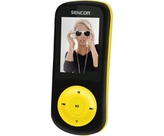 MP3/MP4 grotuvas Sencor SFP 5870BL. Geltonas