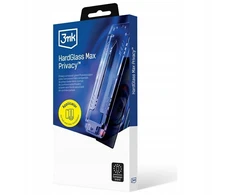 Apsauginis stiklas su privatumo filtru 3MK HardGlass Max Privacy su aplikatoriumi skirtas Samsung Galaxy S25 Ultra