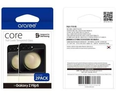 Grūdintas stiklas Araree „Core Glass“ „Samsung Flip5“ 2 vnt.