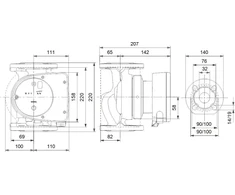 Grundfos Pompa CO MAGNA1 32-100 F (99221237)