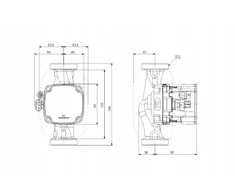 Grundfos Siurblys alpha2 GO 32-60 180mm