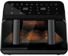 Gruzdintuvė Cecotec Double hot air fryer | Cecofry Advance 9000 Window | Power 2200 W | Capacity 9 L | Juodas