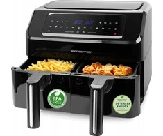 Gruzdintuvė Be riebalų Emerio Emerio Heat Air Fryer, Smart Fryer, 3,6+3,6L, Cool Touch