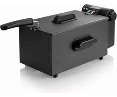 Gruzdintuvė Haeger Puodas do smażenia na głębokim tłuszczu 3L 2000W Dark Deep (DF-3SS.021A)