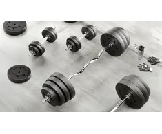 Gryf Šiek tiek išlenkta štanga, 30 mm štanga, 150 cm, 8,5kg, maks. 170 kg, REBEL ACTIVE