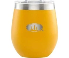 GSI Outdoors Glacier nerūdijančio plieno stiklinė, 236 ml [8 fl.oz.], mineralinės geltonos spalvos