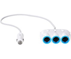 Automobilinis įkroviklis-šakotuvas Hoco C1 su 2 USB jungtimi ir trimis (3.1A) jungtimis