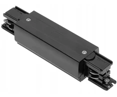 GTV Elektrinė jungtis X-RAIL trifazėms šynoms, galima maitinti, 166x35 mm, juoda