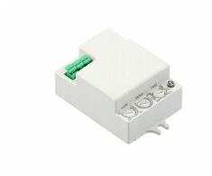GTV "Microvawe" judesio jutiklis SRC812 MINI2, maks.500W, AC220-240V, 50/60Hz, 360°, 1-8m, IP2