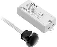 GTV Dviejų greičių šviesų jungiklis (max). 500W kintamosios srovės 220-240V 50 / 60Hz IP20 juodas AE-WBEZDC- 10S jutiklis