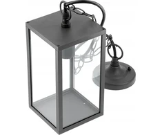 GTV Sodo šviestuvas pakabinamas VENTANA-H, E27, MAX.20W, IP54, AC220-240V, 50-60Hz, juodas