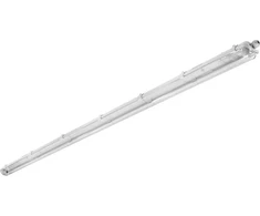 GTV Hermetic HAGEN 1x58 šviestuvas, skirtas G13 T8 LED 1500mm lempai IP65 PC/PCPC/PC, SU LAIDŲ LED fluorescencinėms lempoms, Maitinamas VIENAS