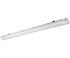 GTV Hermetic HAGEN 1x58 šviestuvas, skirtas G13 T8 LED 1500mm lempai IP65 PC/PCPC/PC, SU LAIDŲ LED fluorescencinėms lempoms, Maitinamas VIENAS