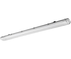 GTV Hermetinis šviestuvas G13 G-TECH skirtas 2 LED liuminescencinėms lempoms 1200mm 236 T8 LED-J IP65 ABS/PS pilka GT-HER2X36-00