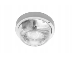 GTV IBIZA E27 kanalinis šviestuvas, maks. 40 W, AC220–240 V, IP44, ABS/stiklas, baltas, OS-IBBL060-00