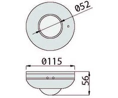 GTV judesio jutiklis CR-3 220 - 240V 50 / 60Hz 360 ° (CR- CR3000- 00)