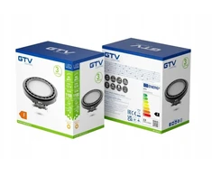 GTV LED lemputė G53 AR111 12,5 W 1100 lm 3000 K DC12V 120 laipsnių juoda AD499