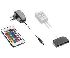 GTV LED valdiklis RGB MINI, 12V DC, IP20, MAX.72 W