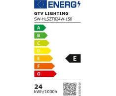 GTV liuminescencinė lempa LED liuminescencinė lempa G13 T8 1500mm HL 24W 2850lm 4000K vienpusis maitinimas 220 laipsnių SW-HLSZT824W-150